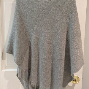 Silver poncho/shawl